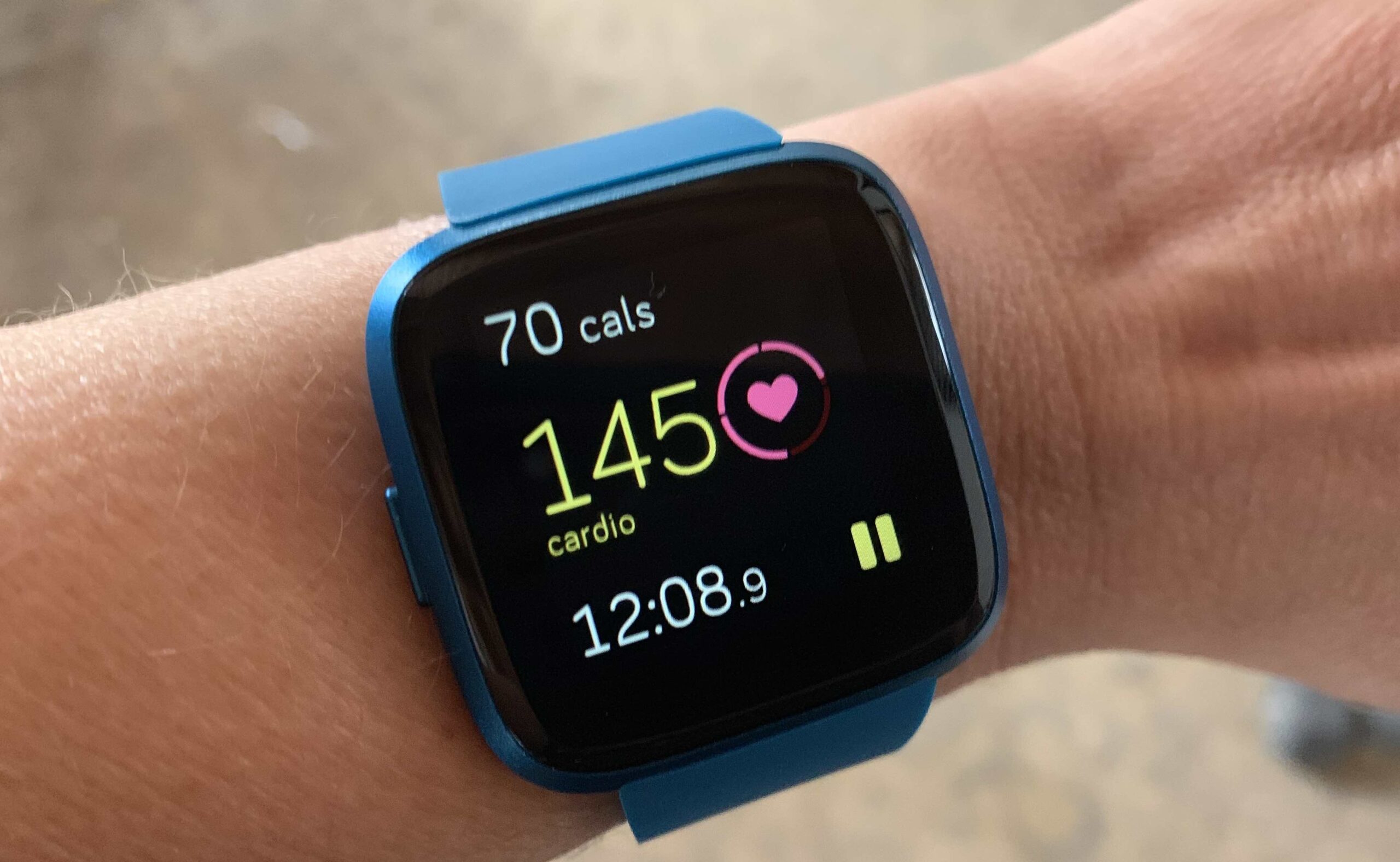 Fitbit heart rate detection