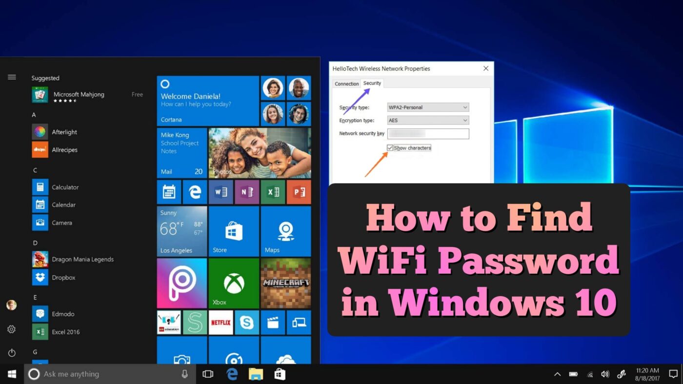 How to Find WiFi Password on PC With Windows 10