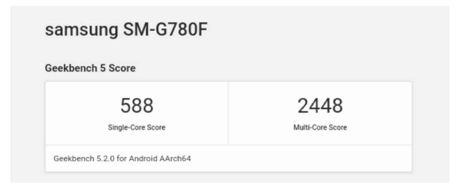 galaxy s20 geekbench 5