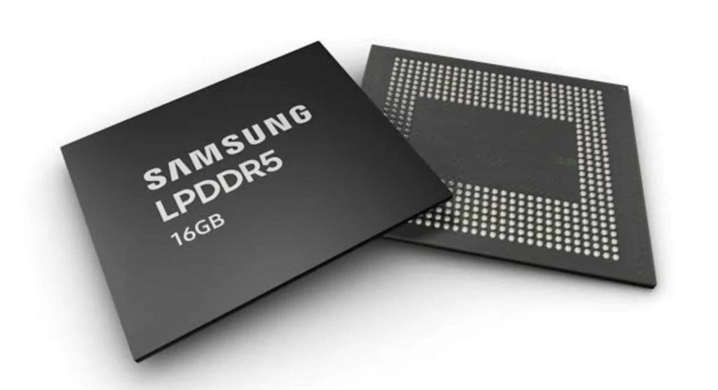 Samsung Begins Mass Production of 16Gb LPDDR5 DRAM Using Extreme Ultraviolet Technology