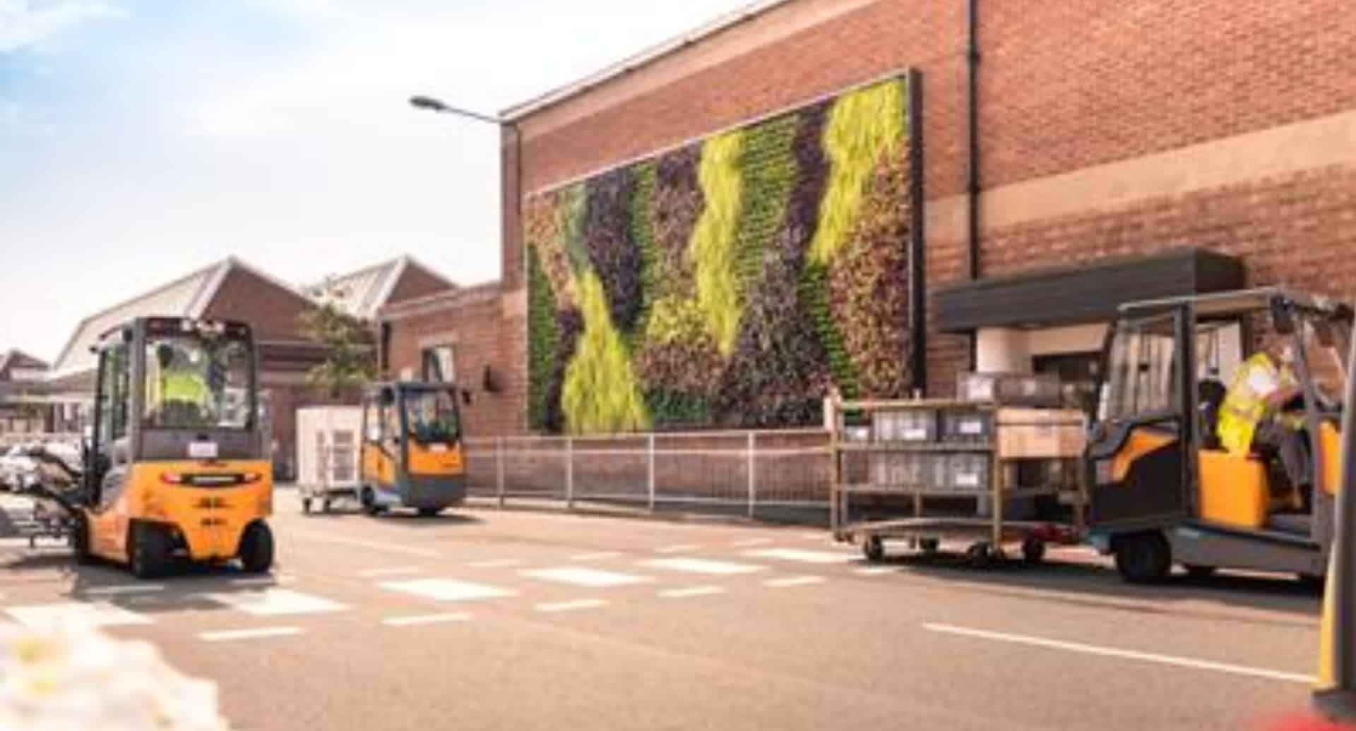 Bentley Installs Living Green Wall at The Heart of Its Operations in Crewe