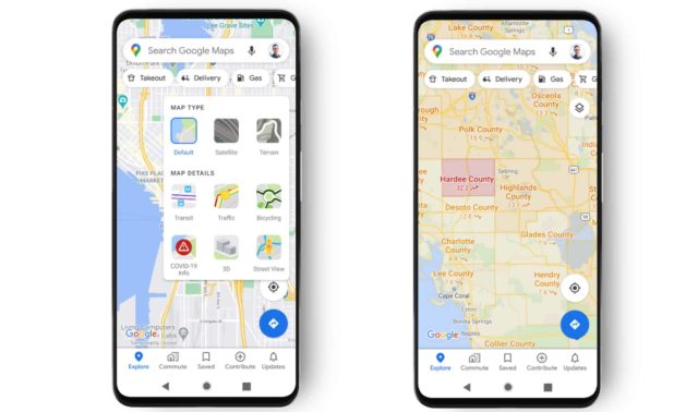 Google Maps Starts Showing Users COVID-19 Cases Spike in Given Area
