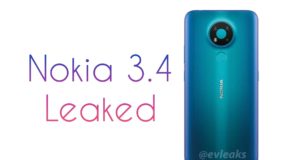 Nokia 3.4 Blue Colour Variant Leaks in a New Render