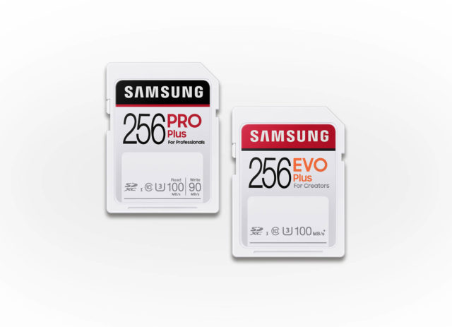 Samsung PRO Plus and EVO Plus sd cards