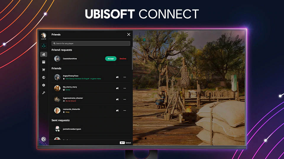 how to connect epic games to ubisoft