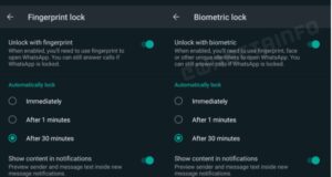 WhatsApp Will Soon Allow Users to Join Missed Call and Add Biometric Authentication Using Face Unlock