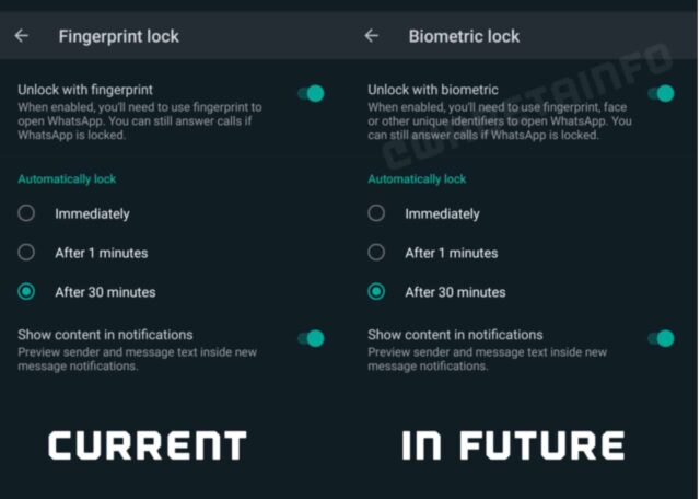 WhatsApp Will Soon Allow Users to Join Missed Call and Add Biometric Authentication Using Face Unlock