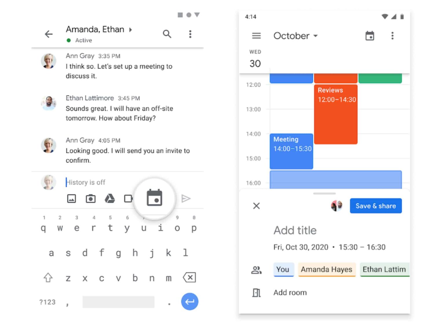 Google Chat Adds Shortcut for Calendar to Schedule Events Directly