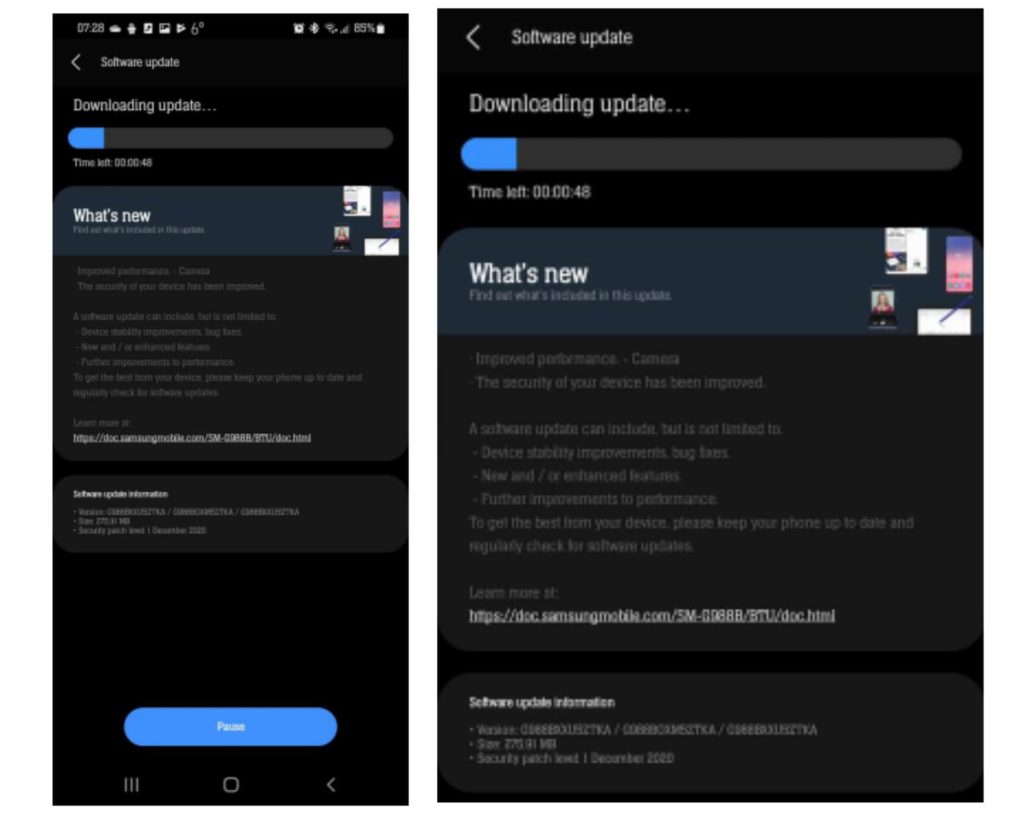 Samsung Galaxy S20 Receives One UI 3.0 Beta Update With December 2020 Security Patch