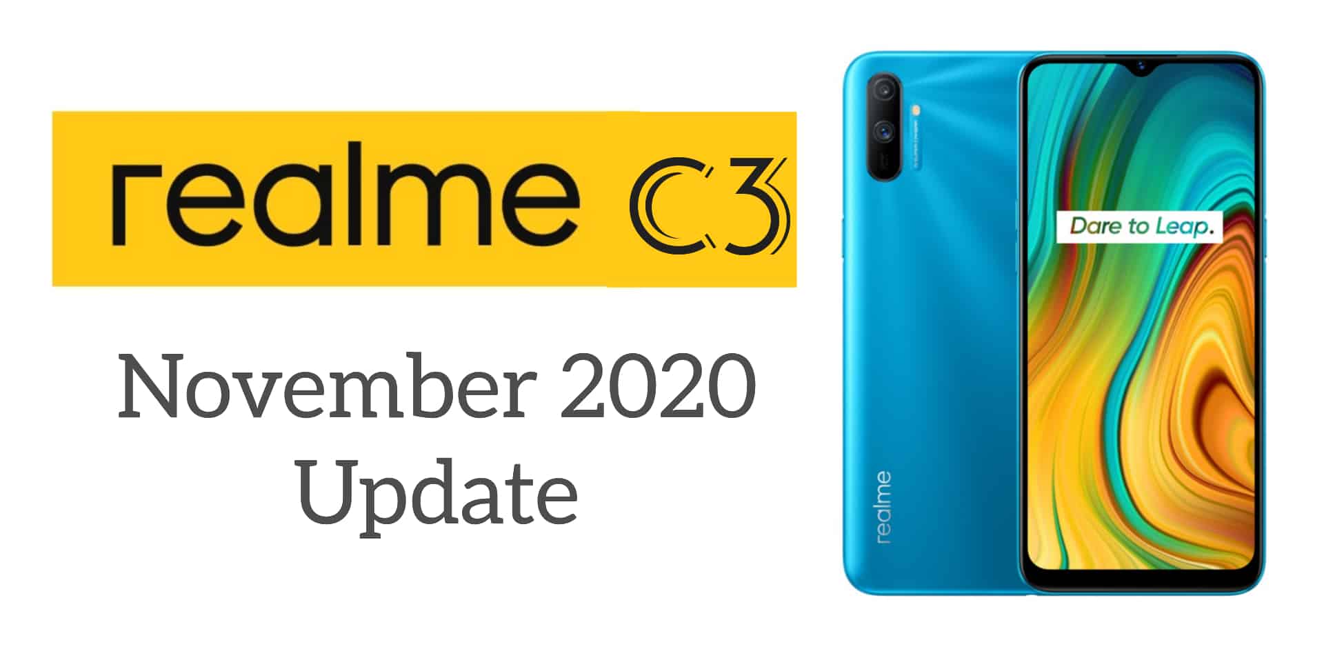 Realme C3 Receives New OTA Update for November With Updated Security Patch