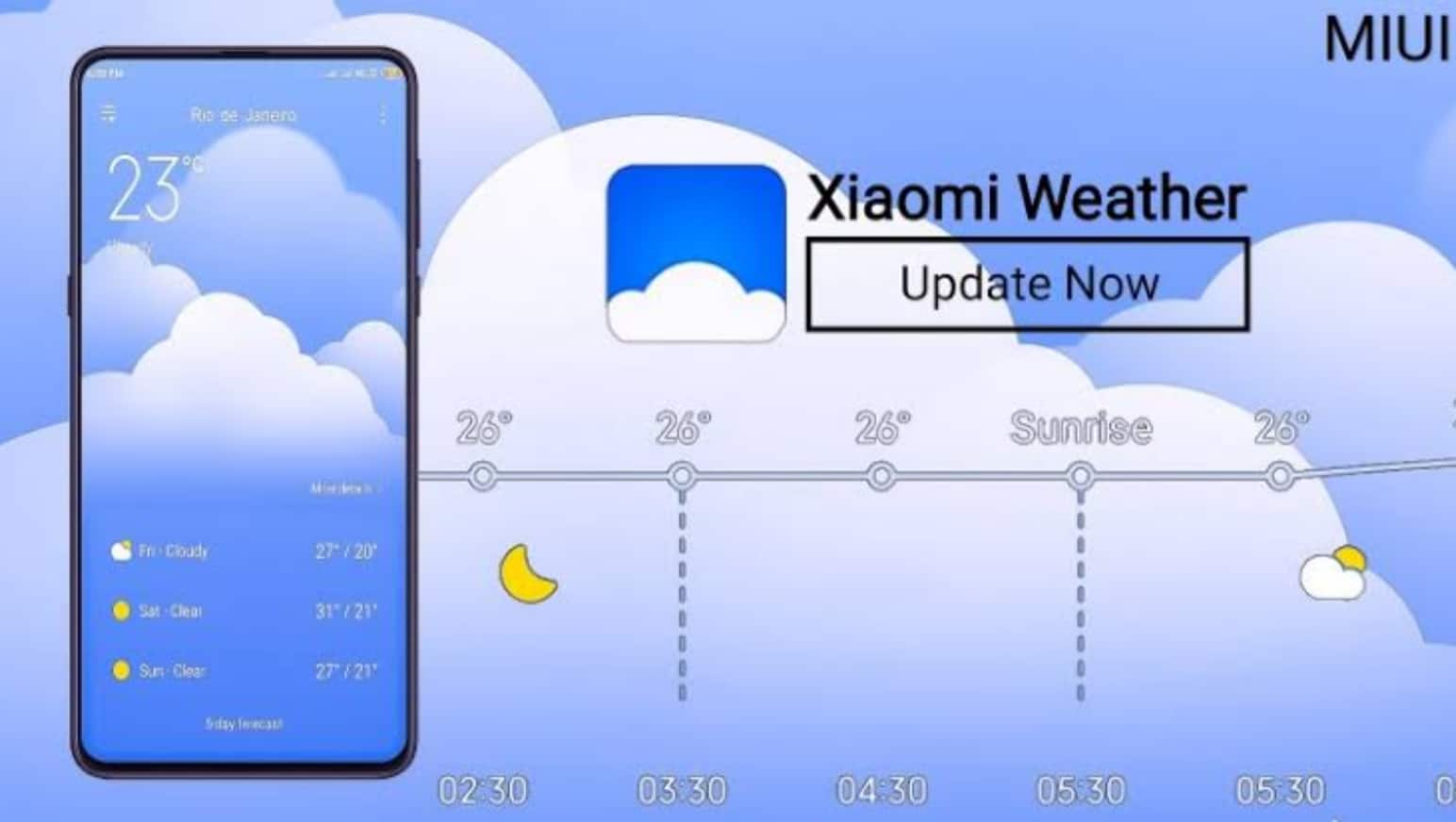 Xiaomi Weather App Receives a New Update With UI Changes and Bug Fixes