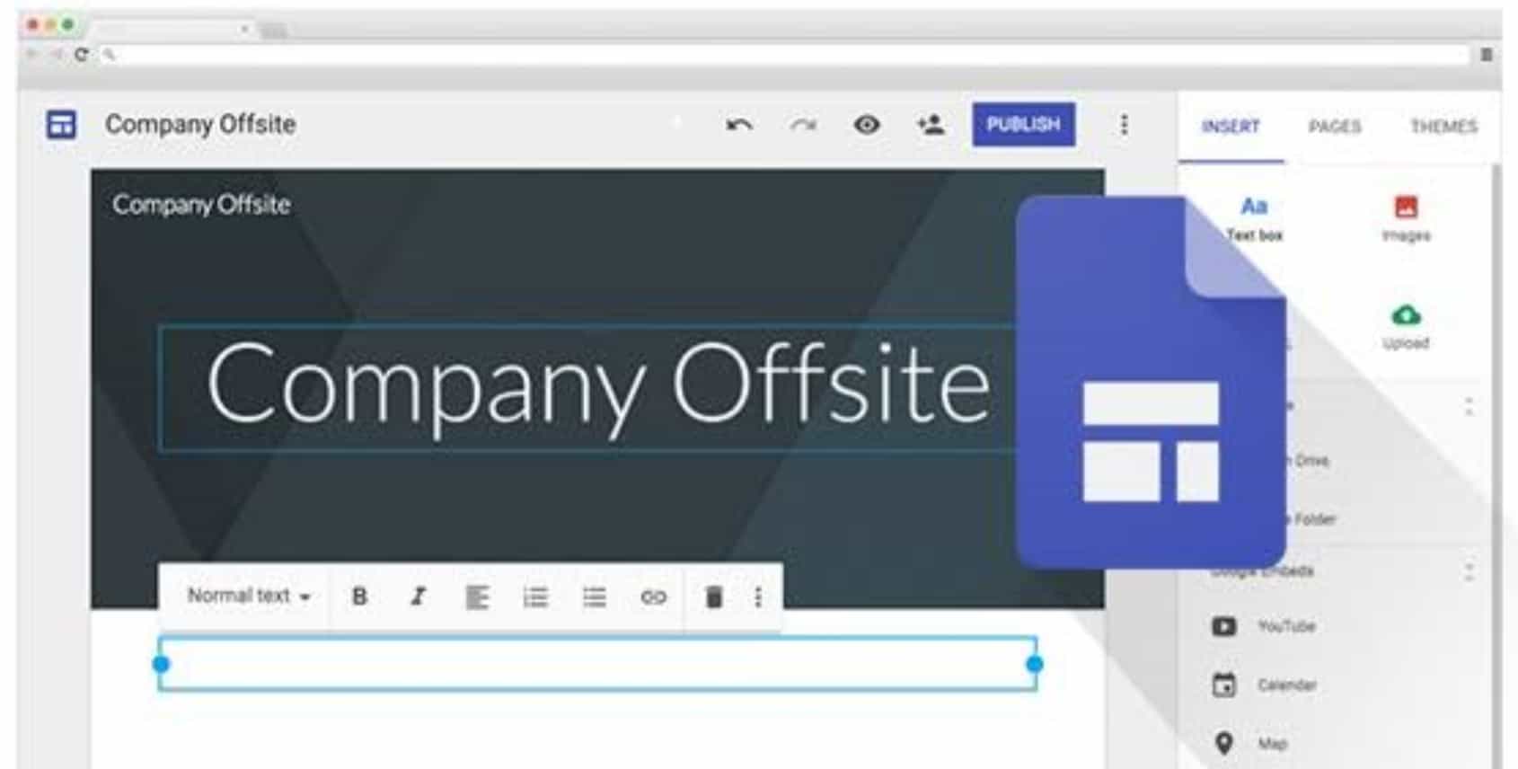 Google Now Allows Users Customize Text Style and Appearance in Google Sites