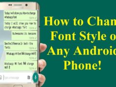 How To Change Fonts On Android Smartphones
