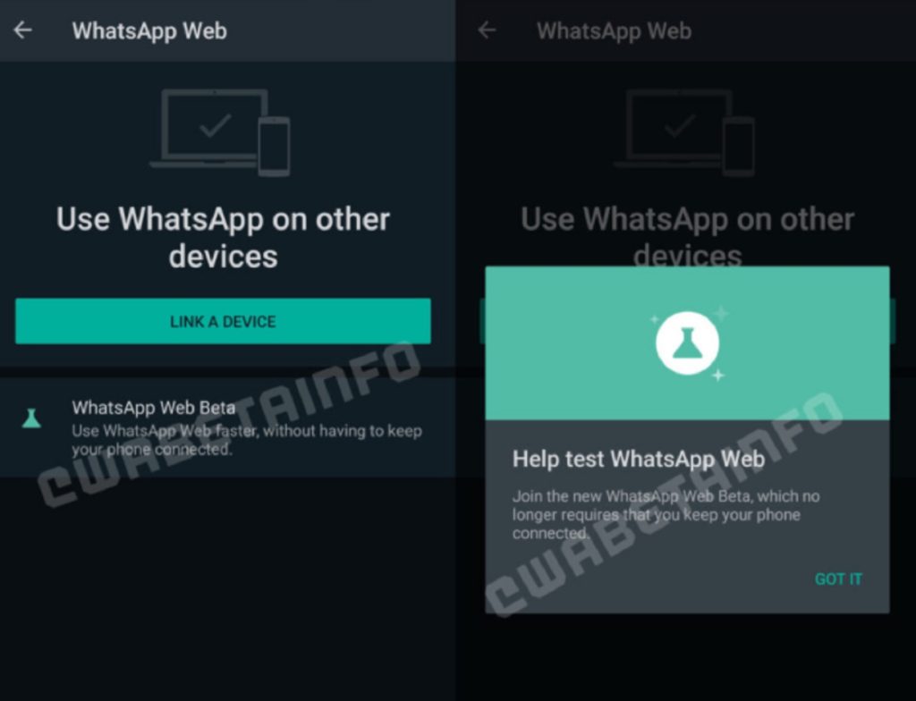 WhatsApp Web might roll out a public review for multi device login 
