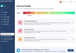 DualSafe Password Manager 2
