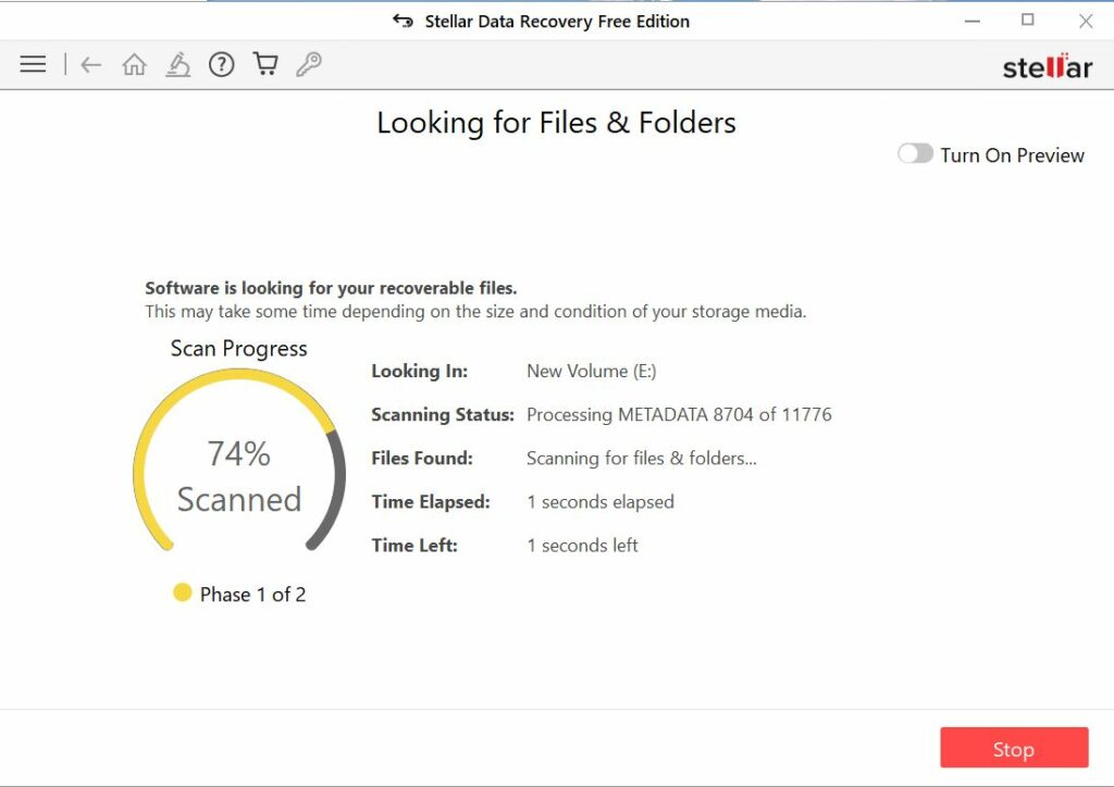 How to Recover Deleted Files in Windows 10 Using Stellar Data Recovery Free